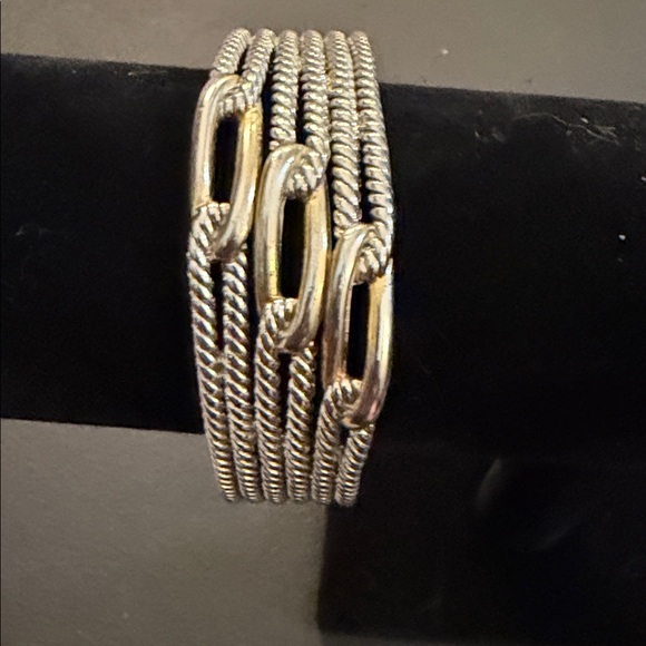 Jewelry - Elegant Silver-Tone Women's Bracelet